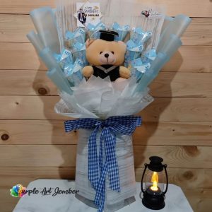 BuketBonekaPurpleArtJember2